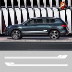 Customized Car Door Decals Graphics Vinyl Auto Side Stripes Sticker For Toyota Seat Ford Buick Buick Car Styling Universal